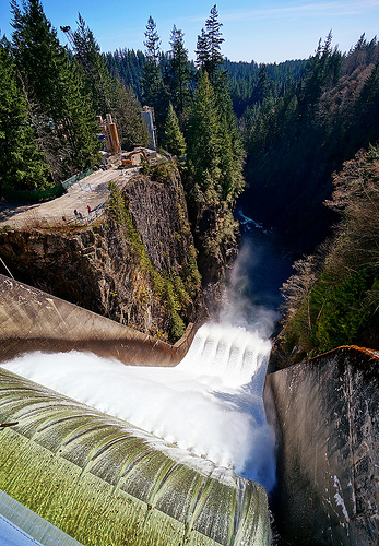 Cleveland Dam in North Vancouver