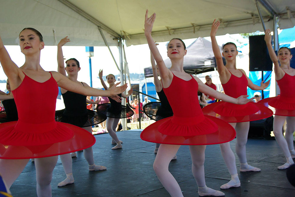 Ballet dancers at Canada Day at Waterfront Park in 2015 (North Vancouver Canada Day Celebrations at Waterfront Park/Facebook)