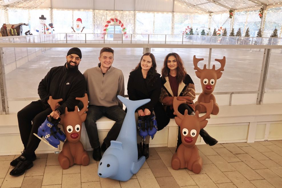 First-ever outdoor ice rink opens at Surrey Civic Plaza for free skating this winter