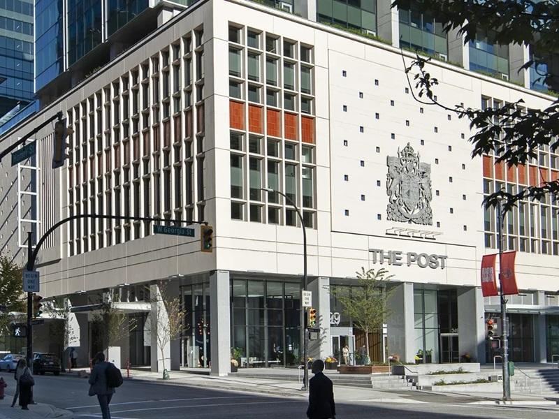 The Post office complex in Vancouver. (Courtesy QuadReal)