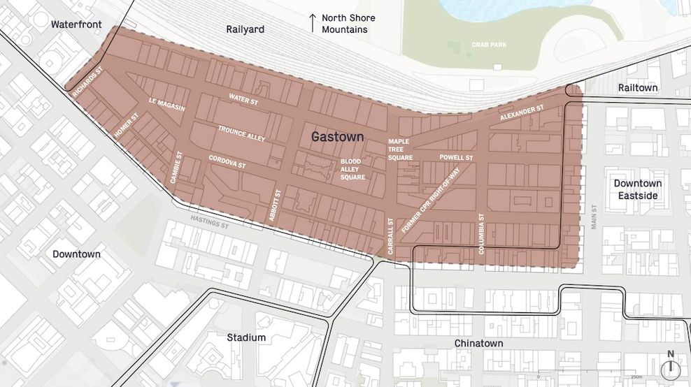 gastown public spaces plan vancouver