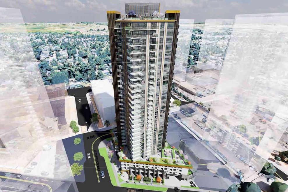 Fleetwood tower proposal near SkyTrain's future 152 Street Station