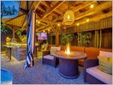 Backyard, Pool Side Night Photo