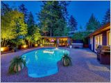 Backyard, Pool Night Photo